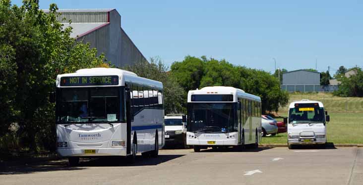 Tamworth Buslines Volvo B7R Bustech SBV 31, Mercedes O500LE VST 12 & Fuso Rosa 46